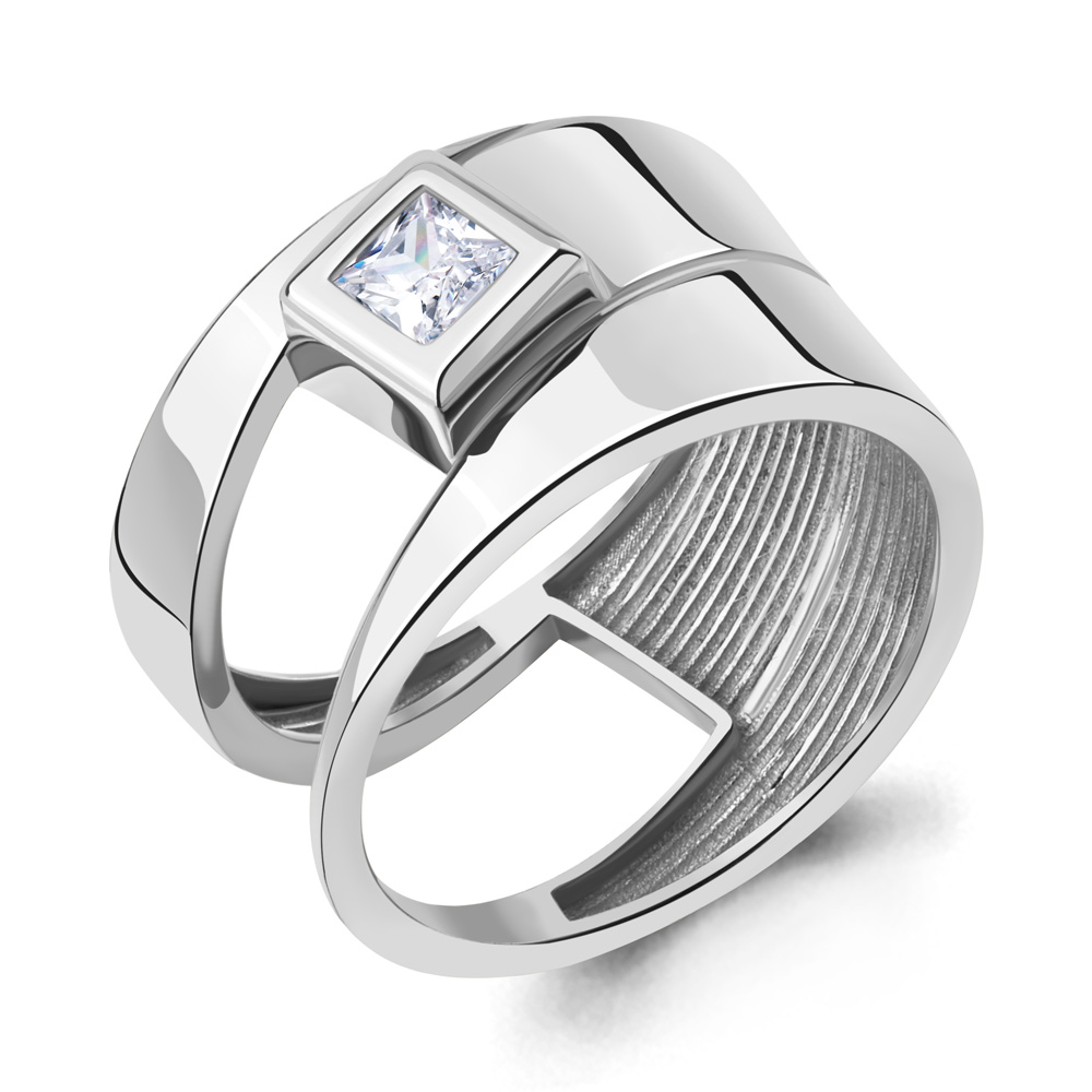 

Кольцо из серебра с фианитом Aquamarine Aquamarine 67744_925_р р. 17,5, 67744_925_р
