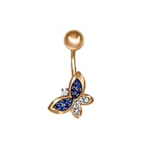 

Пирсинг из золота PLATINA jewelry 06-3304-00-404-1110-03, фианит, 06-3304-00-404-1110-03