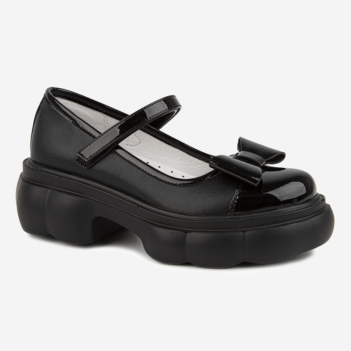 Туфли детские Kapika 24913п-1, цвет черный, размер 37 EU