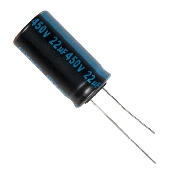 

Конденсатор электролитический Jamicon 22x450 13x26 TK 105C