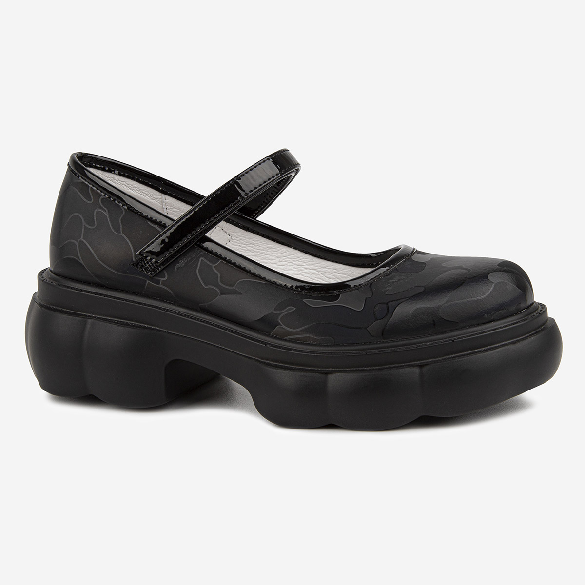 Туфли детские Kapika 24911п-1, цвет черный, размер 39 EU