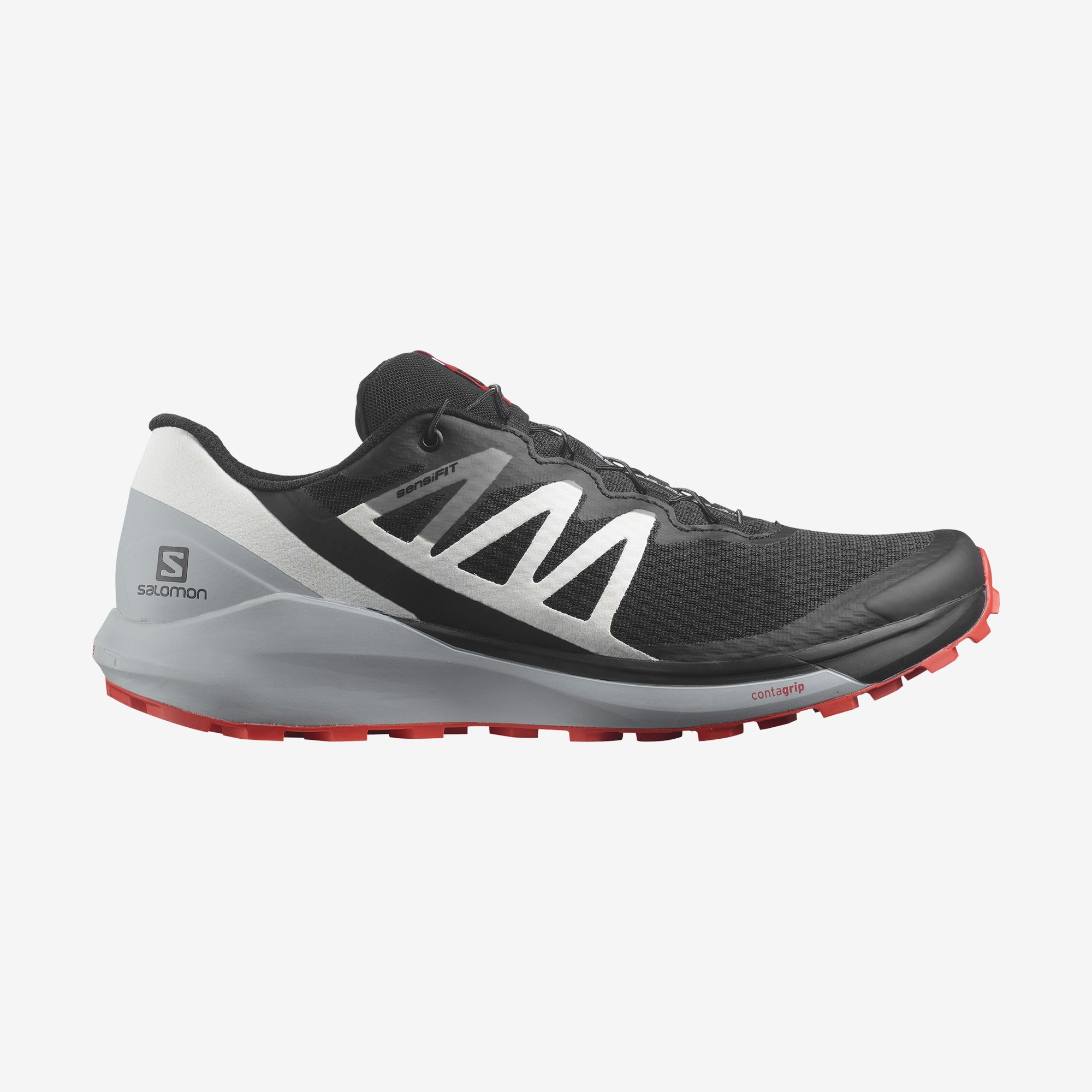 

Кроссовки мужские Salomon Sense Ride 4 L41726600 черные 11 US, Черный, Sense Ride 4