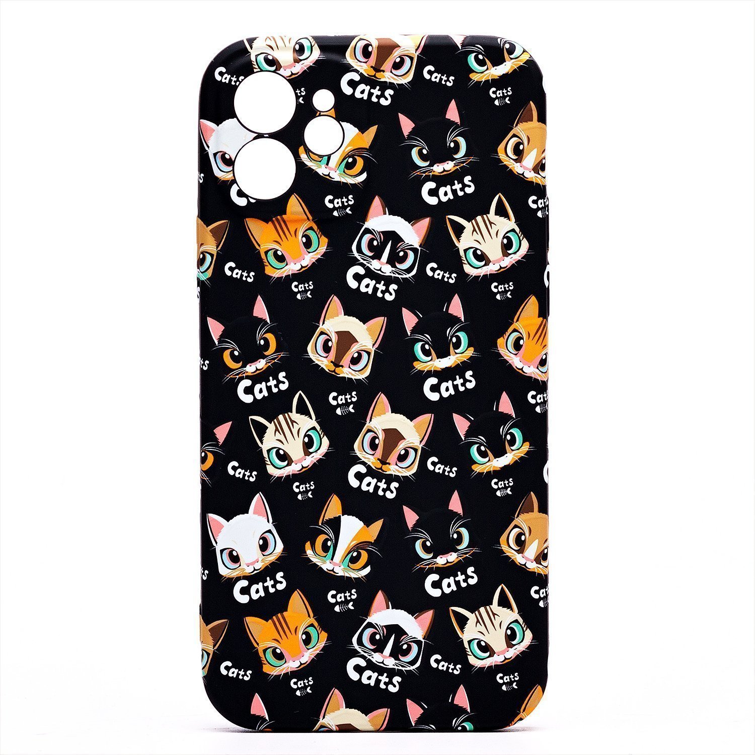 

Чехол iPhone 12 Luxo силиконовый (рис. 094), Черный, iPhone 12