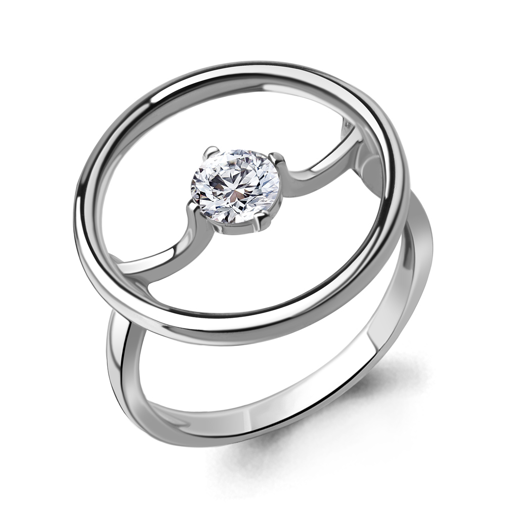 

Кольцо из серебра с фианитом Aquamarine Aquamarine 67728А_925_р р. 18, 67728А_925_р