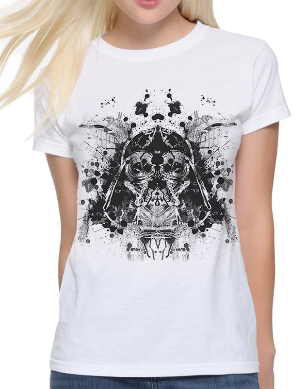 

Футболка женская Dream Shirts Тест Вейдера 49219411 белая 2XL, Тест Вейдера 49219411