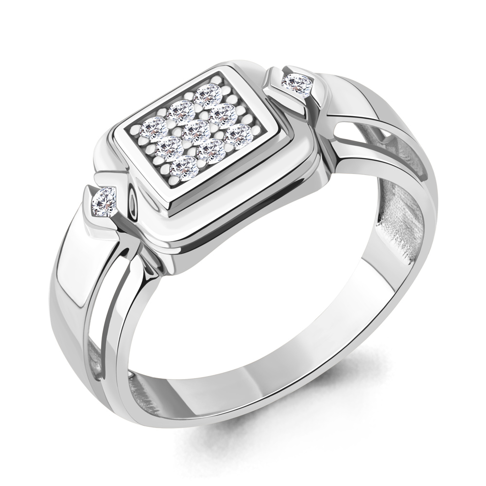 

Кольцо из серебра с фианитом Aquamarine Aquamarine 67726А_925_р р, 67726А_925_р