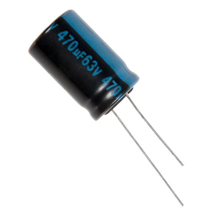 

Конденсатор электролитический Jamicon 470x63 12,5x21 TK 105C
