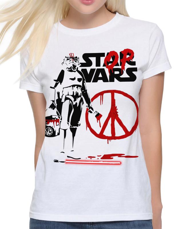 фото Футболка женская dream shirts штурмовик - stop wars 66632211 белая l