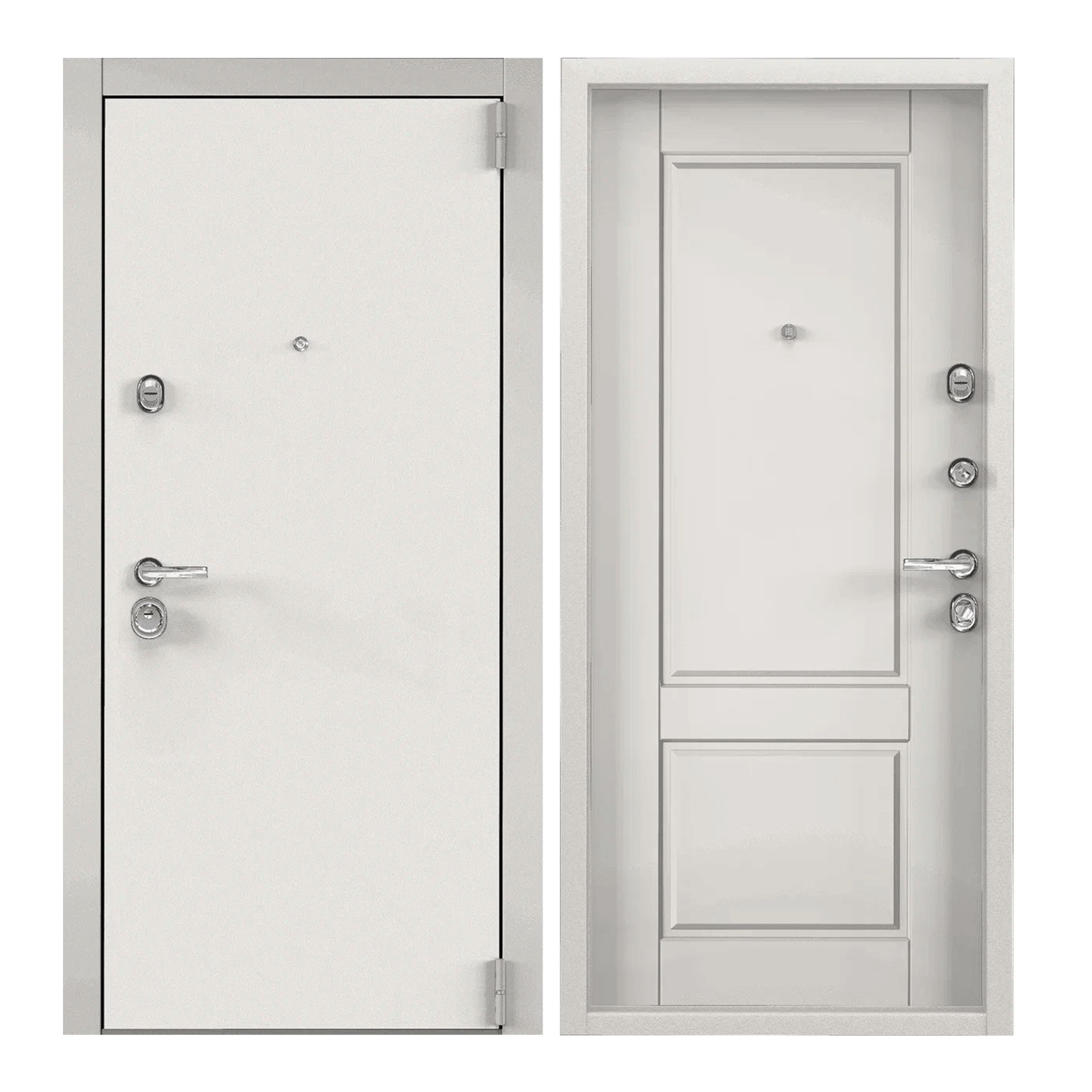 фото Дверь входная для квартиры металлическая torex super omega 100 950х2050, правый, белый torex стальные двери