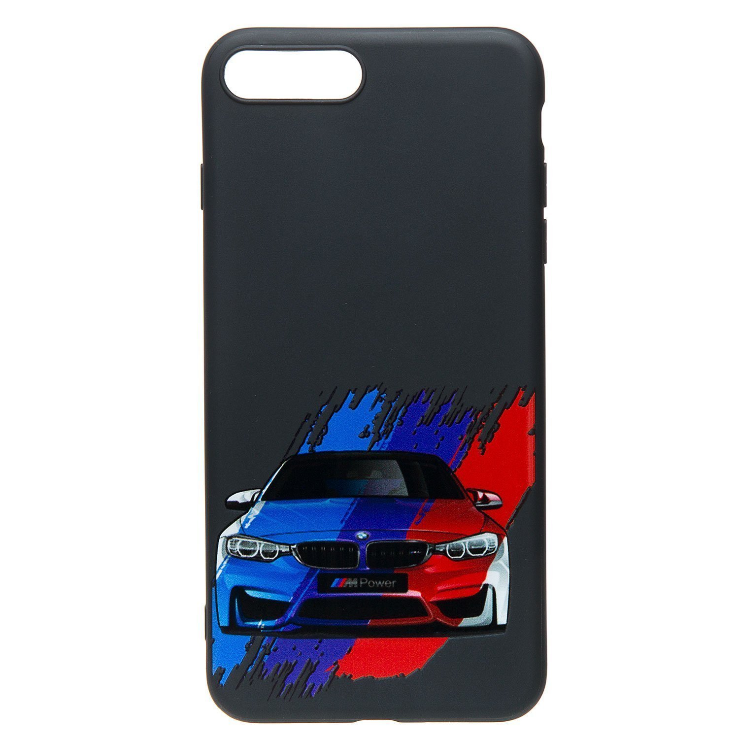 

Чехол iPhone 7 Plus, iPhone 8 Plus силиконовый (рис. 302/006), Черный, iPhone 7 Plus