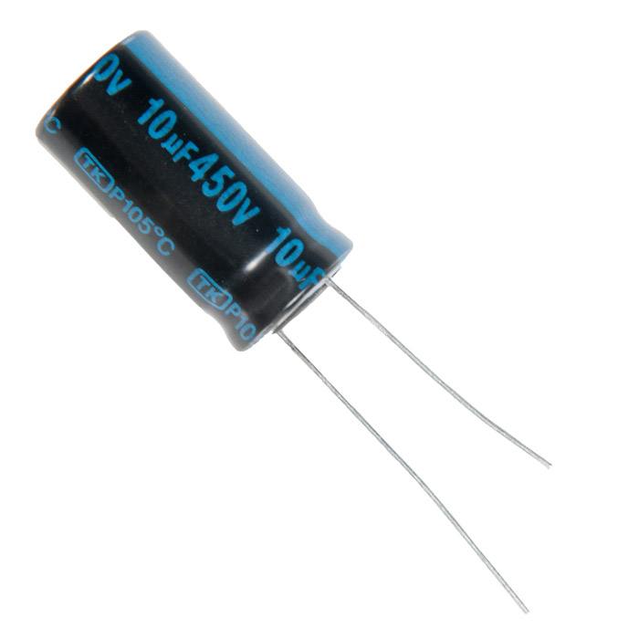 

Конденсатор электролитический Jamicon 10x450 10x20 TK 105C