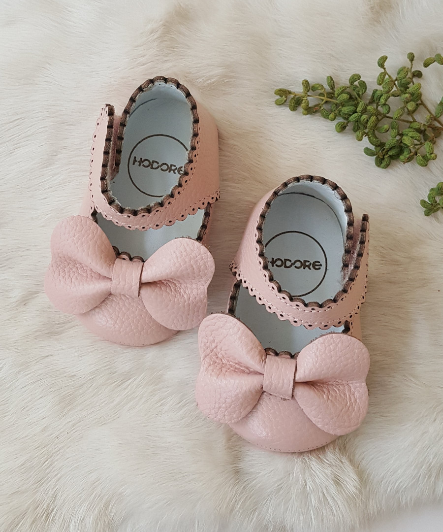 фото Мокасины детские hodore р. 21 пудровый, hp-320f (доставка из-за рубежа)