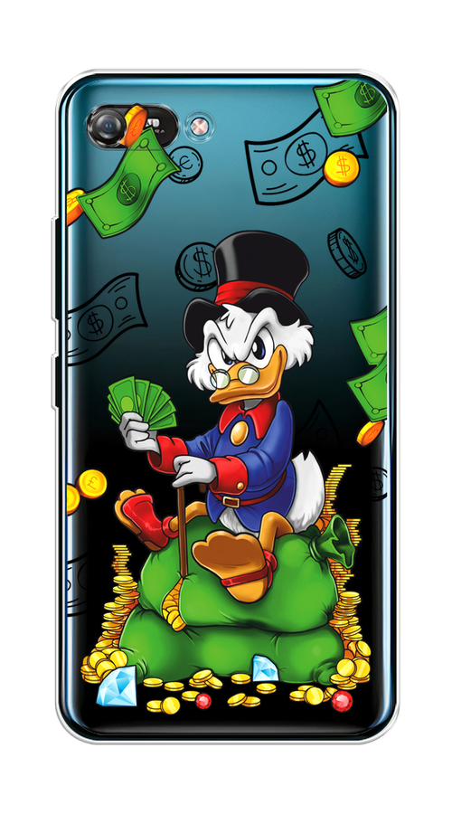 

Чехол на Itel A25/A35 "Scrooge Richness", Черный;синий;зеленый, 3200950-1