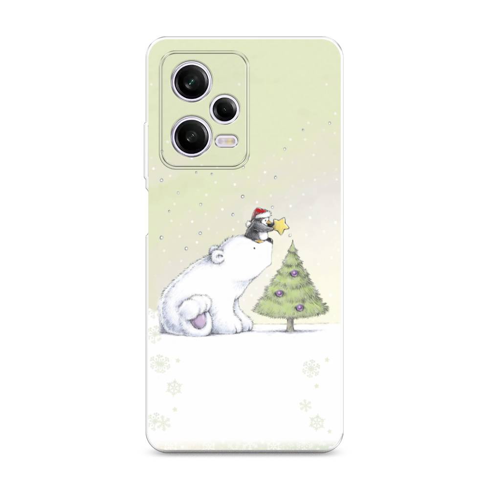 

Чехол на Xiaomi Redmi Note 12 Pro "Украшение елки", Белый;бежевый, 317050-5