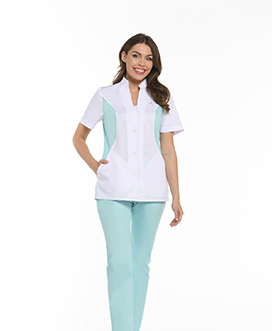 Костюм медицинский женский Медстиль 3661 белый 44 RU