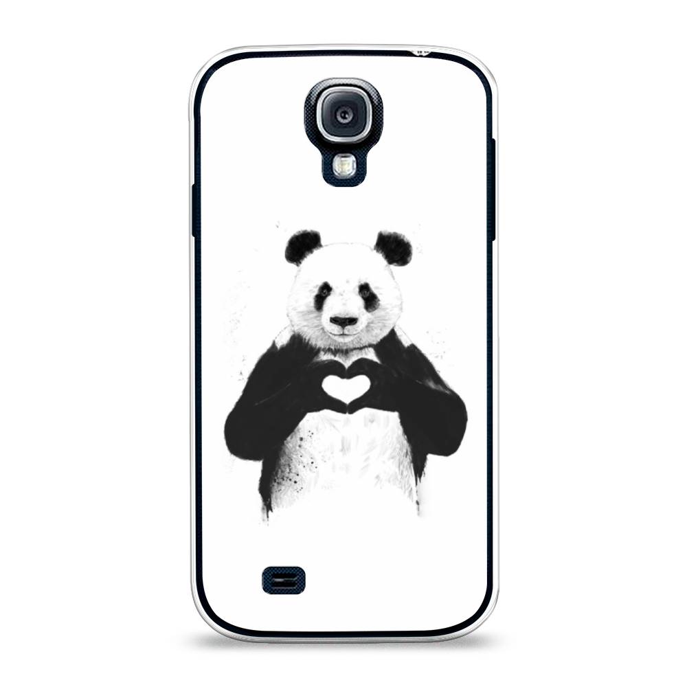 

Чехол Awog на Samsung Galaxy S4 / Самсунг S4 "Панда love", 23950-10
