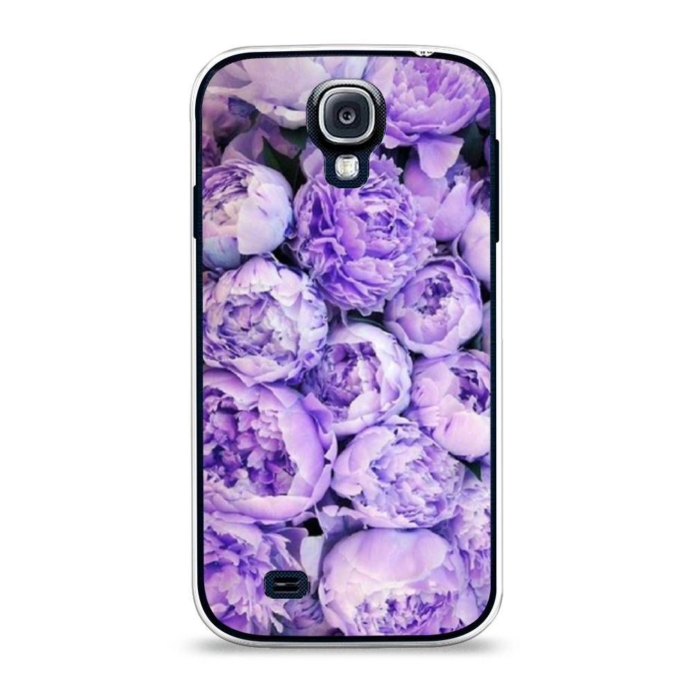 

Чехол Awog на Samsung Galaxy S4 / Самсунг S4 "Пионы сиреневые", 23950-8