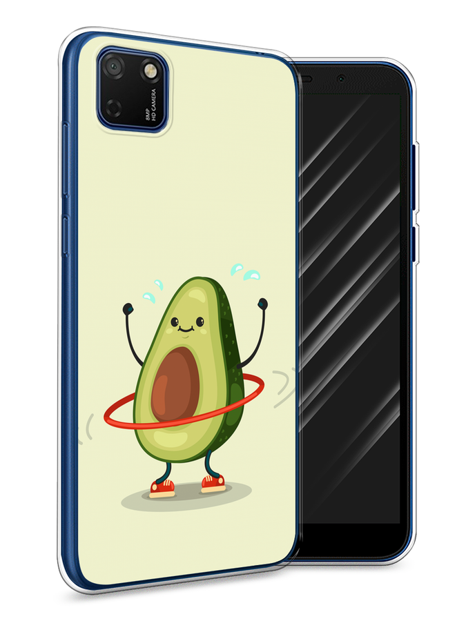 

Чехол Awog на Honor 9S "Авокадо с обручем", Бежевый, 6102650-10