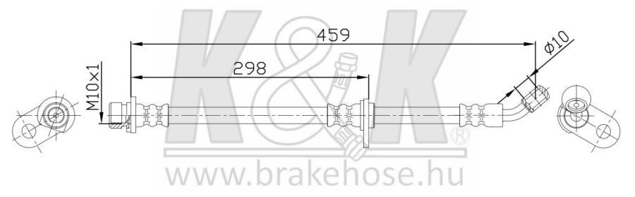 

Шланг Тормозной Задн Лев Honda: Accord Viii (Cl, Cm) 2.2 I-Ctdi/2.4/2.4 (Cl9) 03- K&K арт.