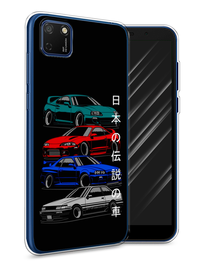 

Чехол Awog на Honor 9S "JDM Legend cars", Зеленый;красный;синий, 6102650-5