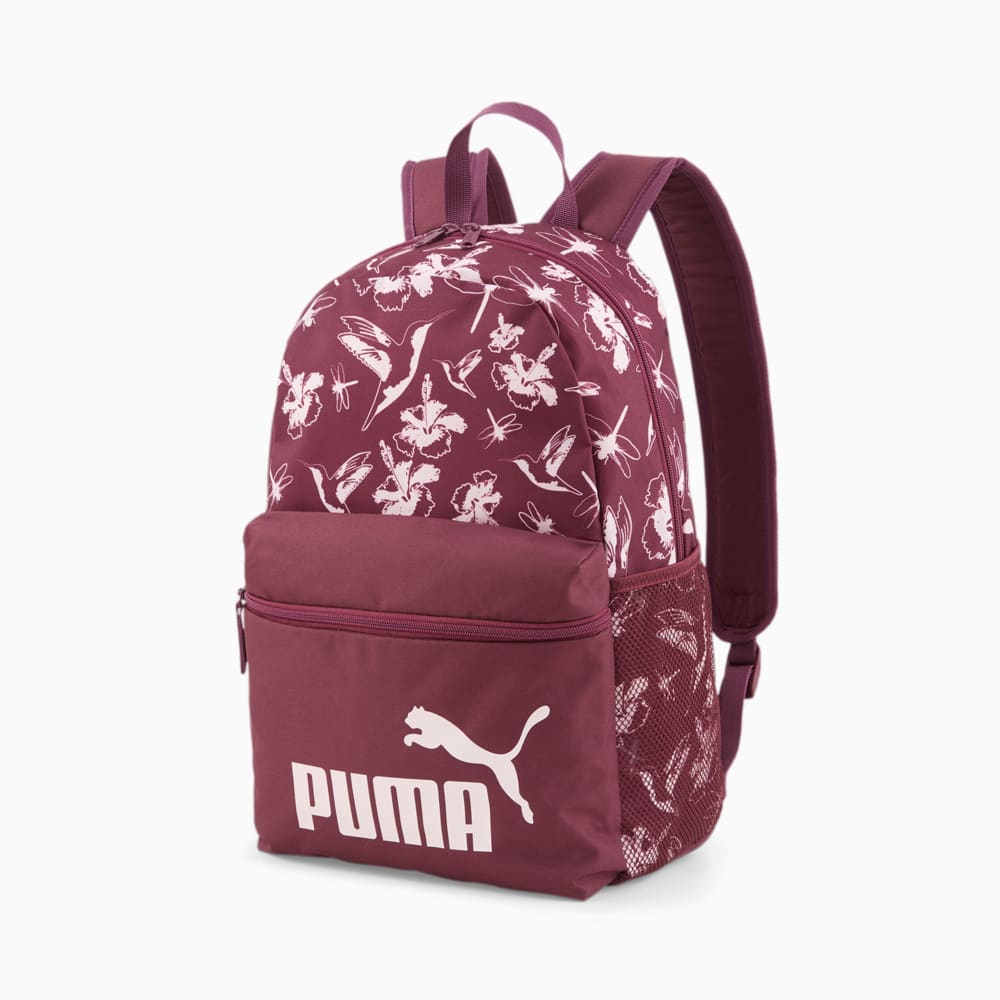 фото Рюкзак puma phase aop бордовый