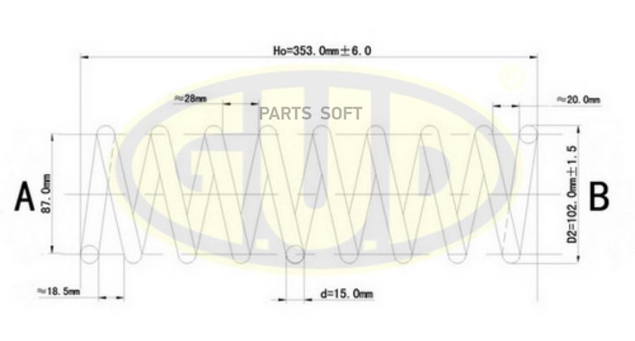 

Пружина Задн Mb W211 2.7cdi/3.0cdi/3.2cdi 02> G.U.D арт. GCS256855