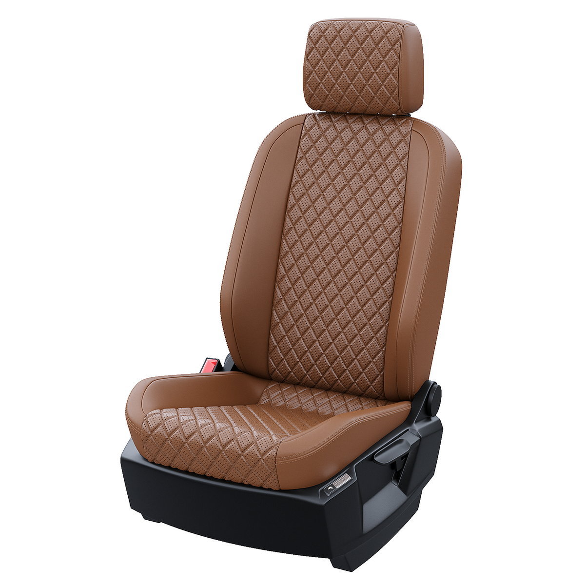 

Чехлы на сиденья Чехлы.ру для Skoda Rapid 2012-2020 5707AV158FT2 Экокожа ромб Коричневый, 5707AV