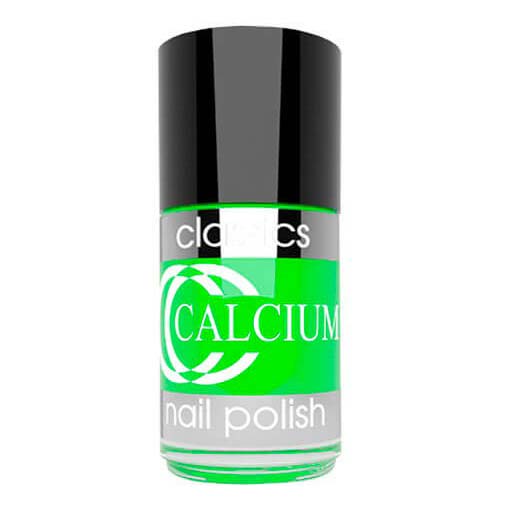 фото Лак для ногтей classics calcium с кальцием № 43 11 мл салатовый неон