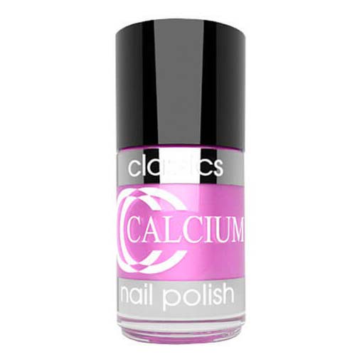 фото Лак для ногтей classics calcium с кальцием № 23 11 мл фиолетовый перламутр