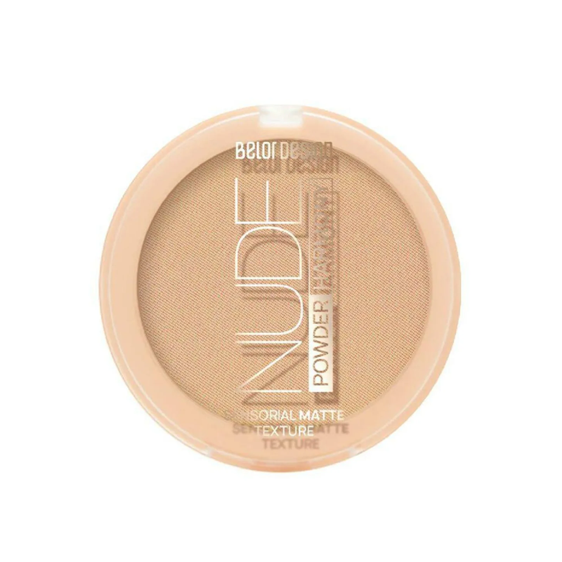 Пудра компактная Belor Design Nude Harmony Powder т.04 Dark 9 г пудра для лица sexy nude powder 7г light