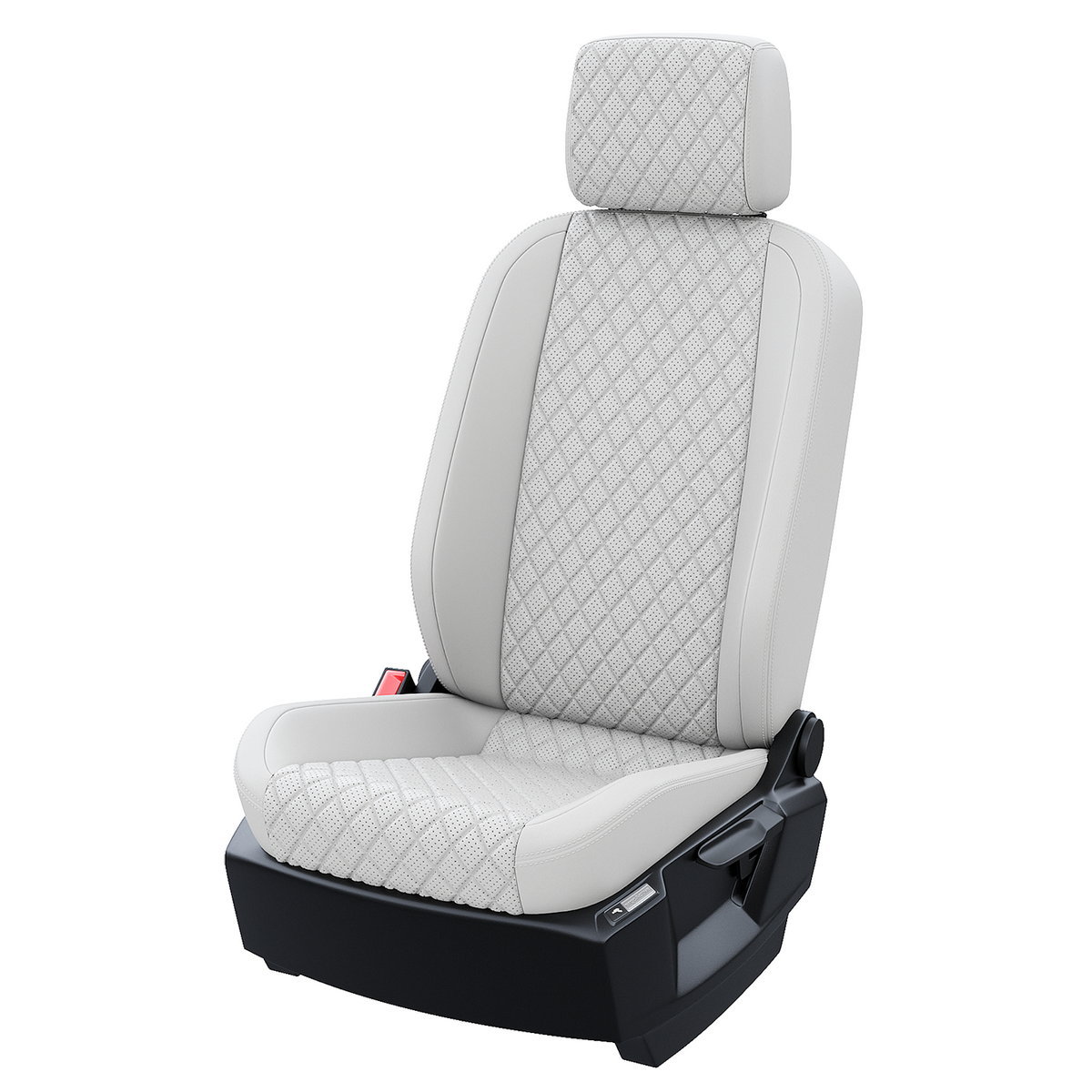 

Чехлы на сиденья Чехлы.ру для Skoda Rapid 2012-2020 5706AV163FT2 Экокожа ромб Белый, 5706AV