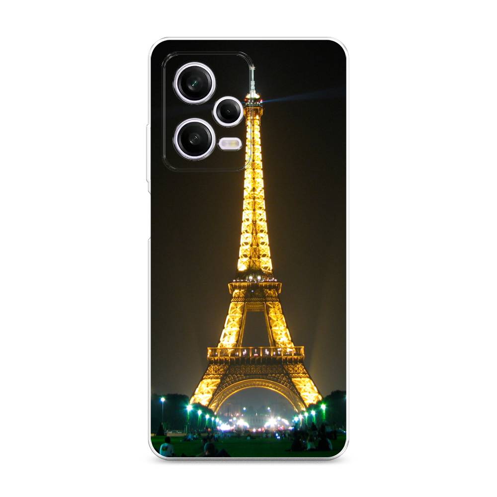 

Чехол на Xiaomi Redmi Note 12 Pro "Париж 2", Желтый;серый, 317050-2