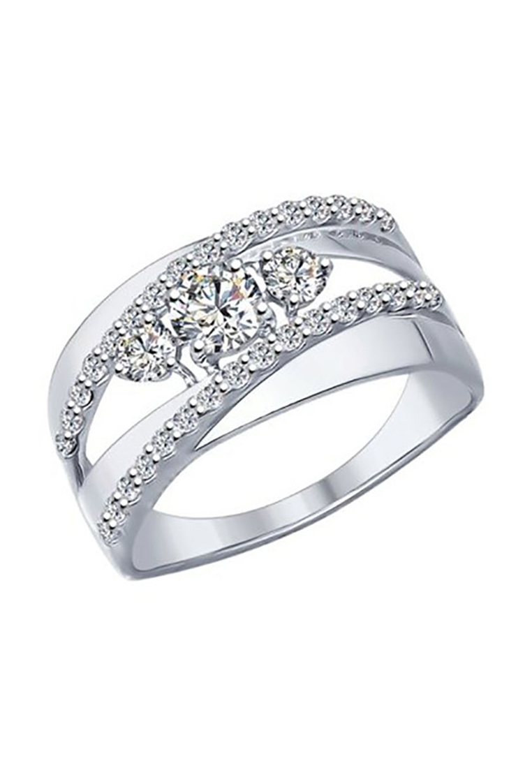 

Кольцо из серебра р.  Kari Jewelry К630-2088, фианит, К630-2088