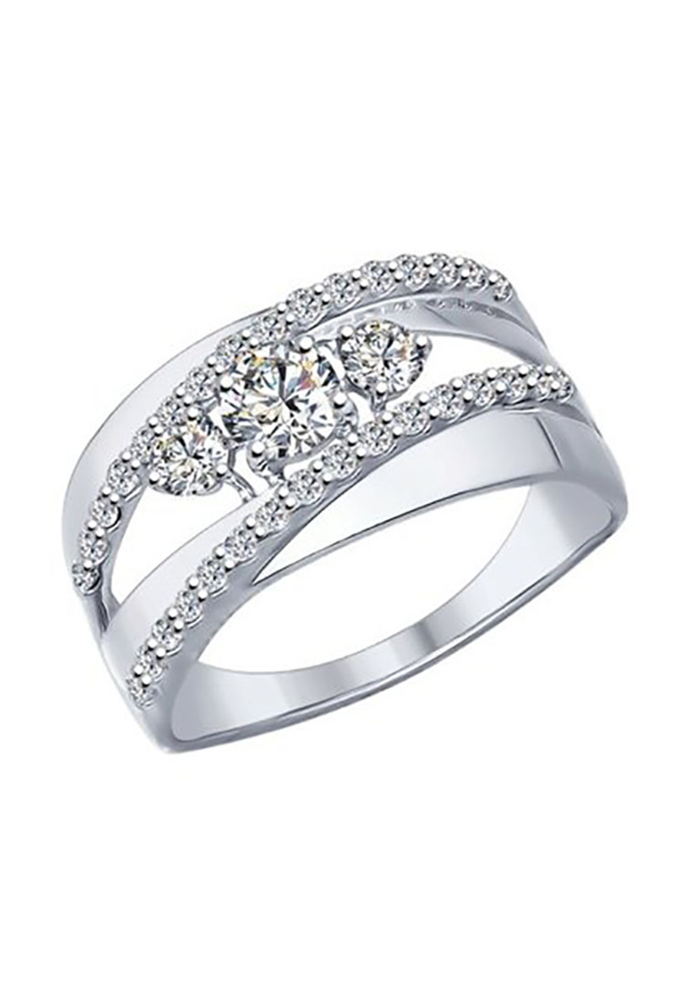 

Кольцо из серебра с фианитом р. , Kari Jewelry К630-2088, К630-2088