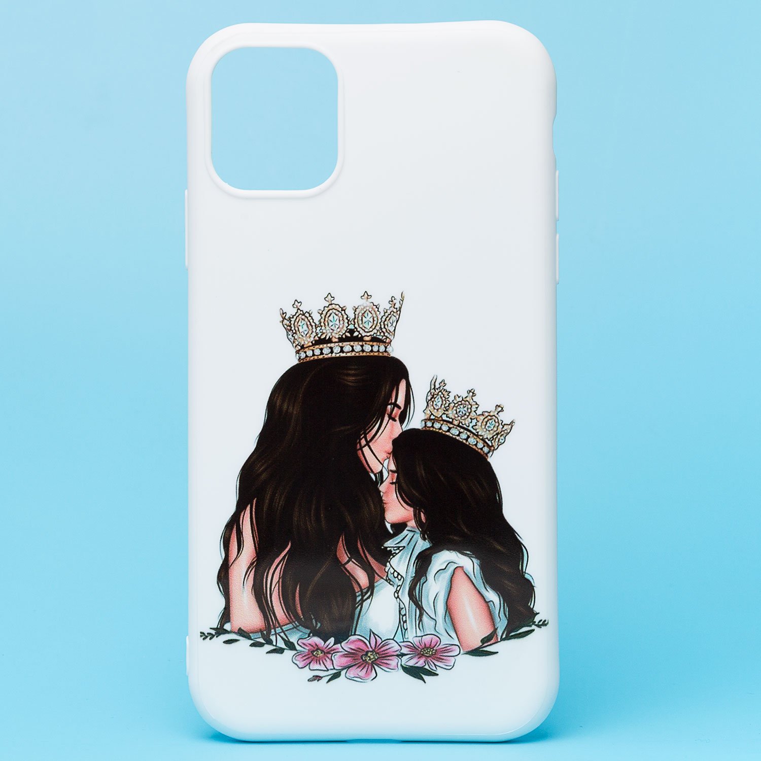 

Чехол iPhone 11 силиконовый (рис. 302/003), Белый, iPhone 11