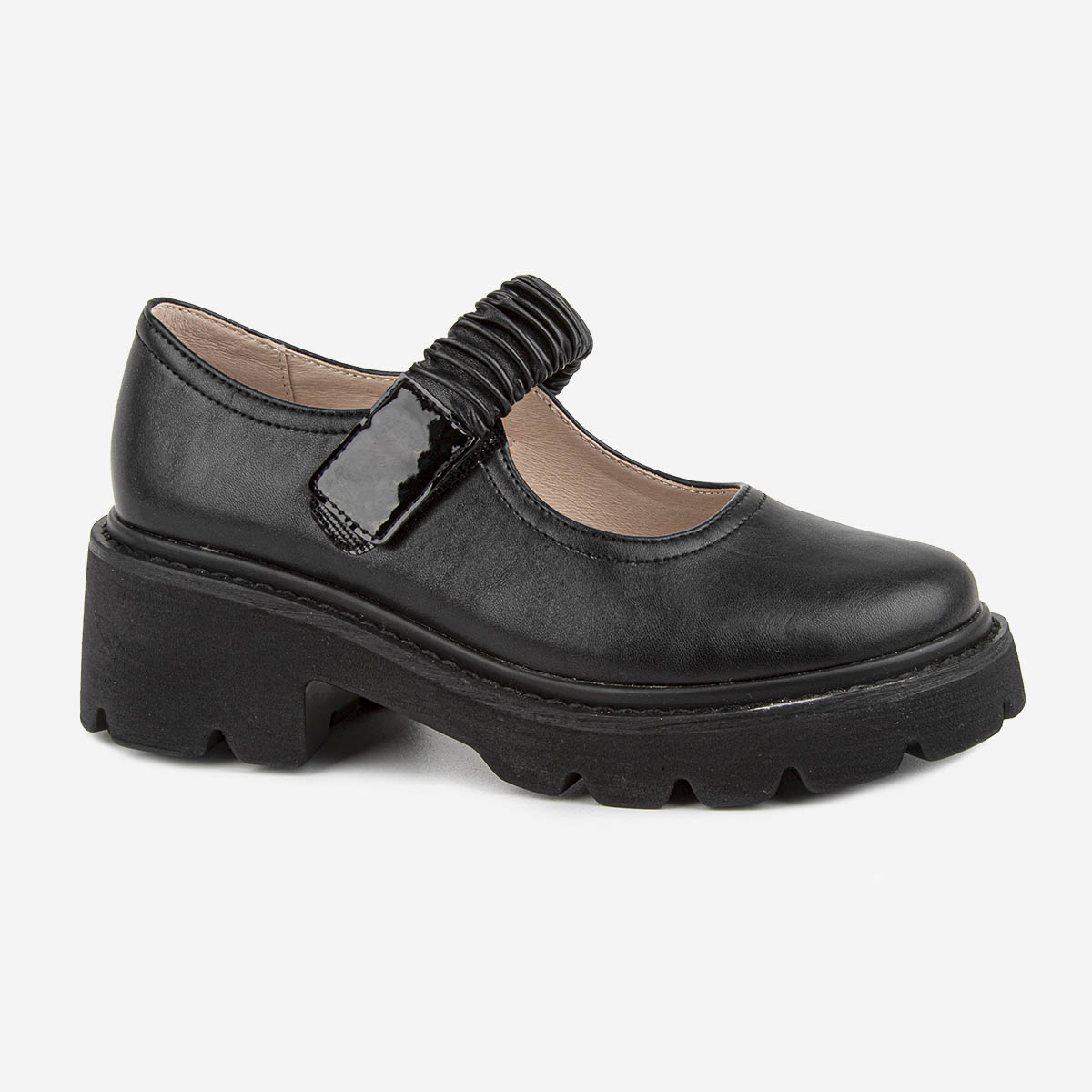 Туфли детские Kapika 24631п-2, цвет черный, размер 37 EU