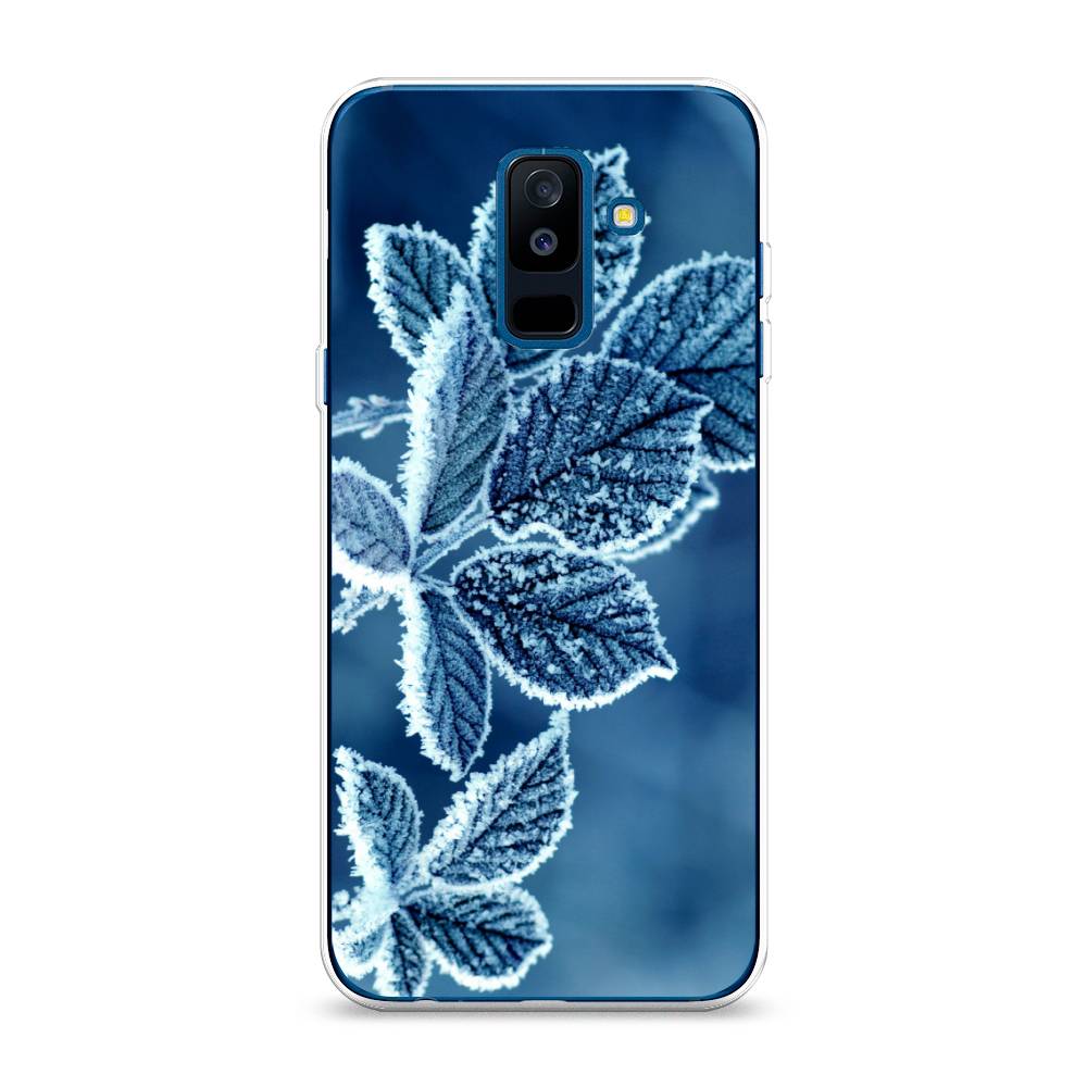 

Чехол на Samsung Galaxy A6 Plus "Зима 6", Голубой;белый, 26050-2