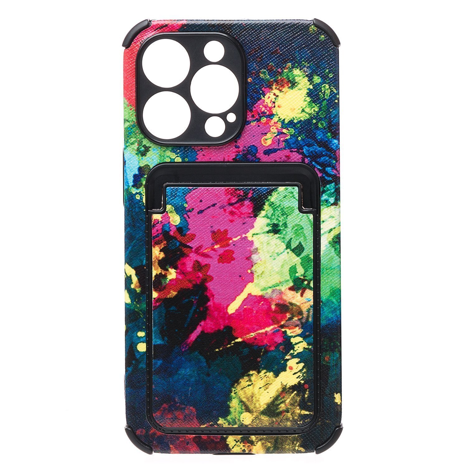 

Чехол iPhone 13 Pro силиконовый с картхолдером (рис. 284/006), Разноцветный, iPhone 13 Pro