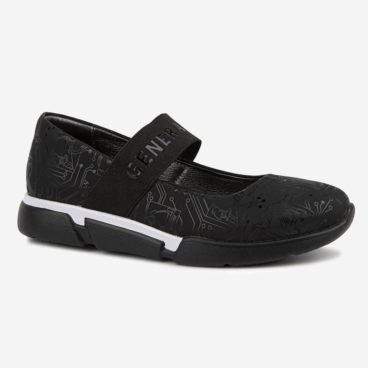 Туфли детские Kapika 24624п-1, цвет черный, размер 38 EU