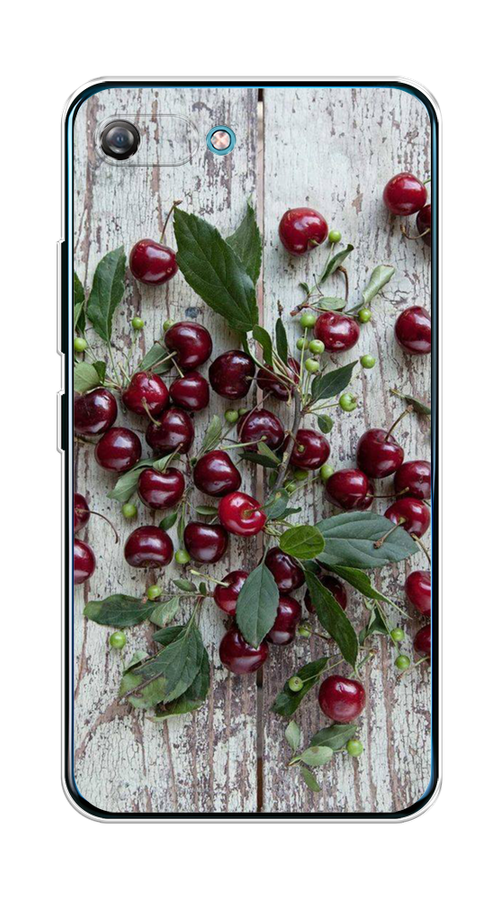 

Чехол на Itel A25/A35 "Вишня", Бордовый;зеленый;серый, 3200950-1