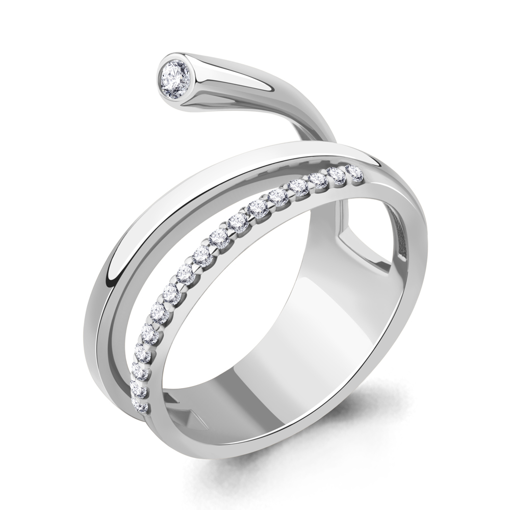 

Кольцо из серебра с фианитом Aquamarine Aquamarine 67711А_925_р р, 67711А_925_р