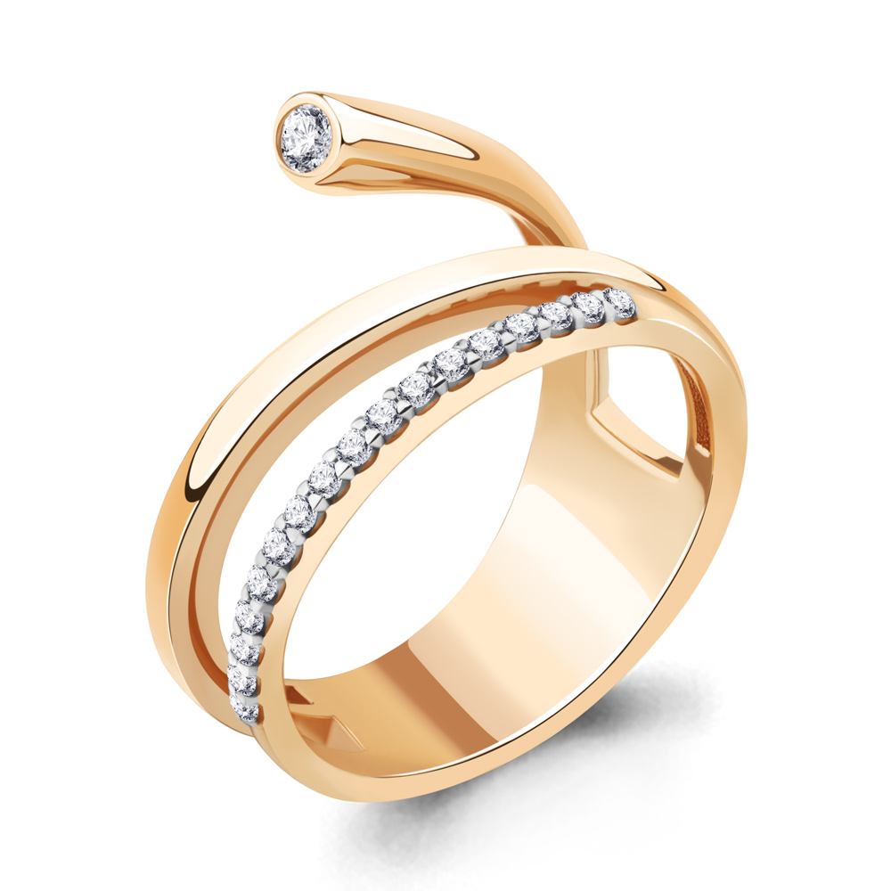 

Кольцо из серебра с фианитом Aquamarine Aquamarine 67711А_925_з р, 67711А_925_з