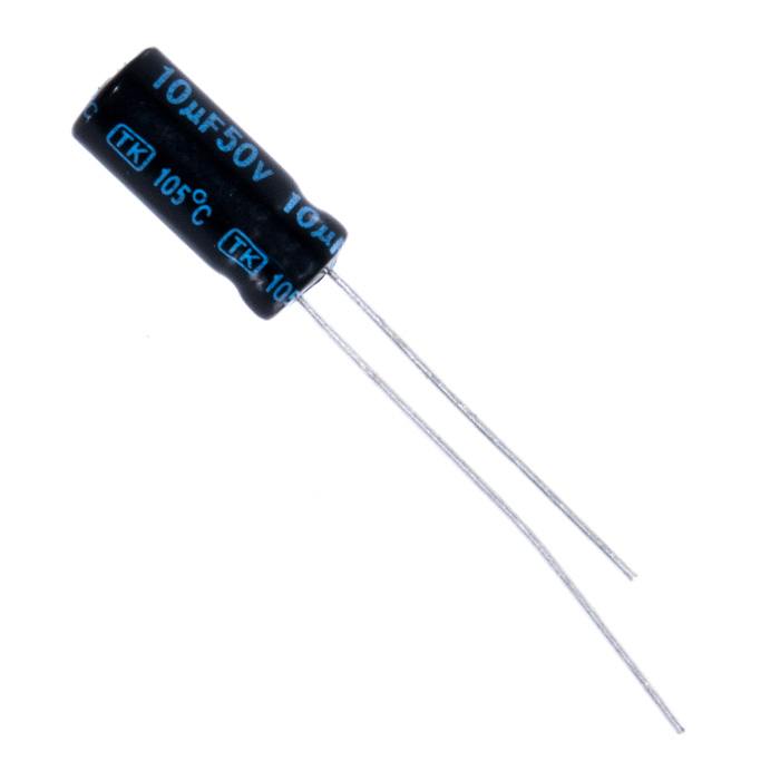 

Конденсатор электролитический Jamicon 10x50 5x11 TK 105C
