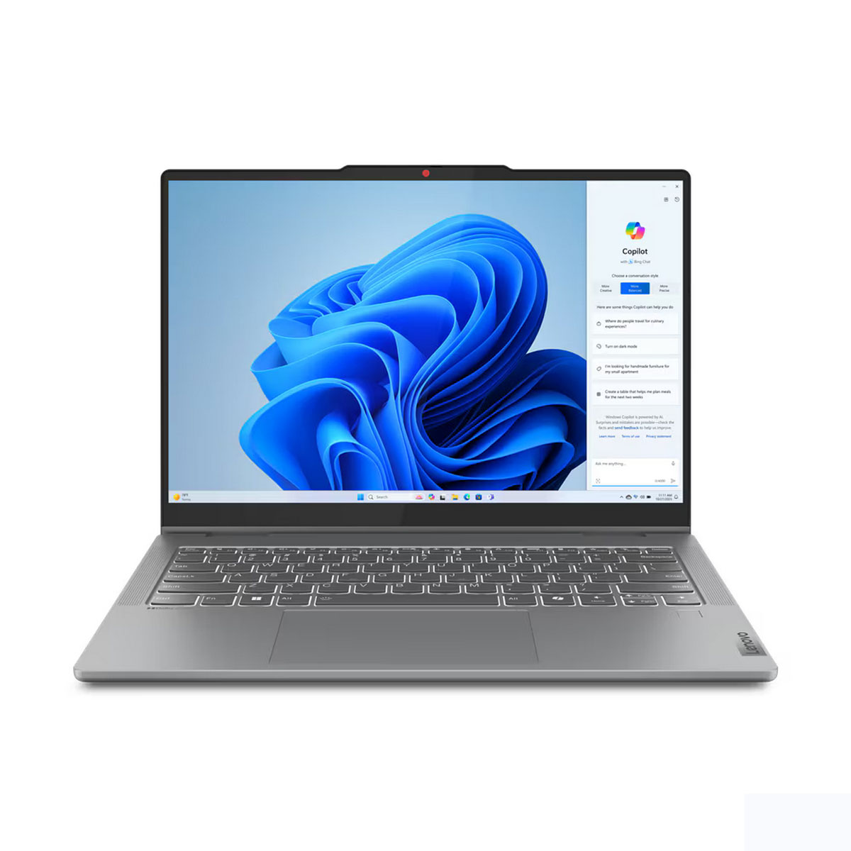 Ноутбук LENOVO IdeaPad 5 2-in-1 серый (83DR005NRK)