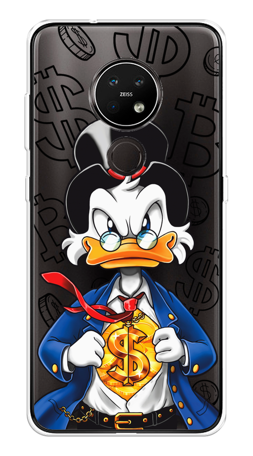 

Чехол на Nokia 6.2/7.2 "Scrooge Goldman", Черный;белый;синий, 123050-1