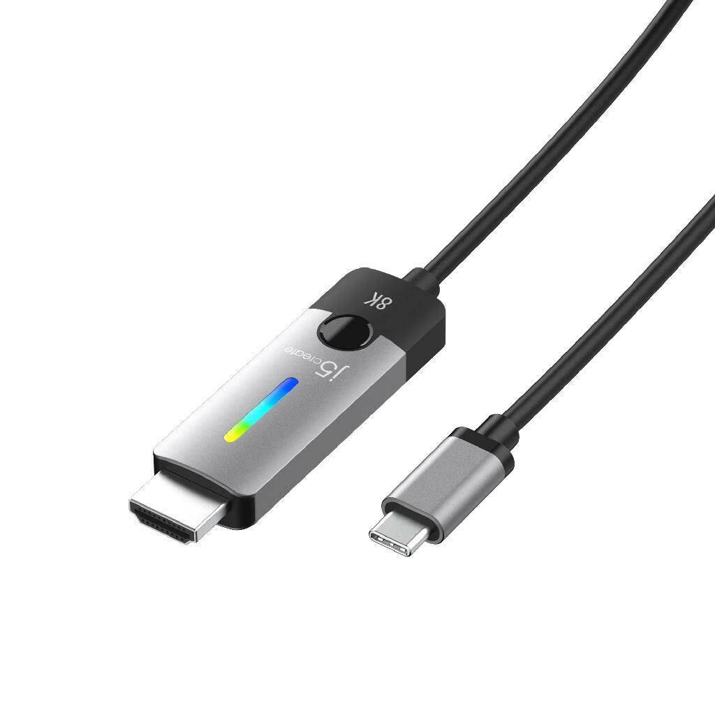 фото Кабель j5create hdmi - usb type c вилка-вилка 1.8м (jcc157)