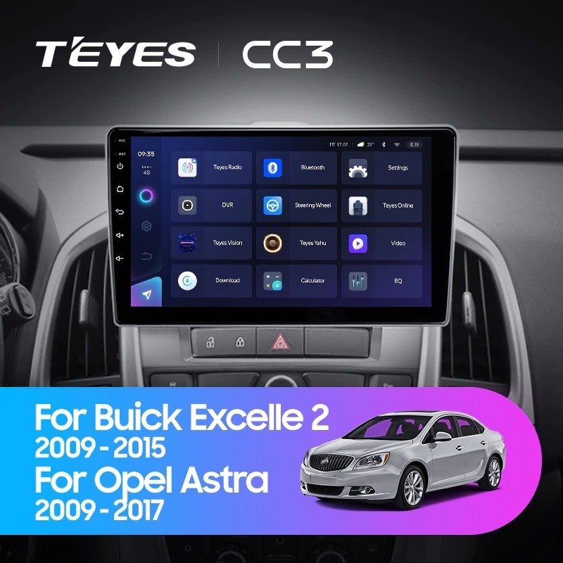 Штатная магнитола Teyes CC3 432 Opel Astra J 2009-2017 3847700₽
