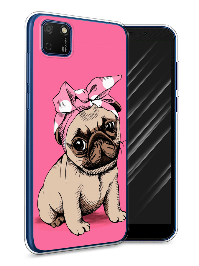 

Чехол Awog на Honor 9S "Dog Pin-Up", Розовый;бежевый, 6102650-2