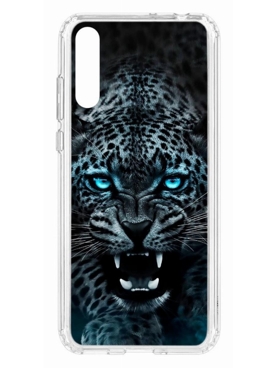 

Чехол на Huawei Y8P Kruche Print Дикий леопард