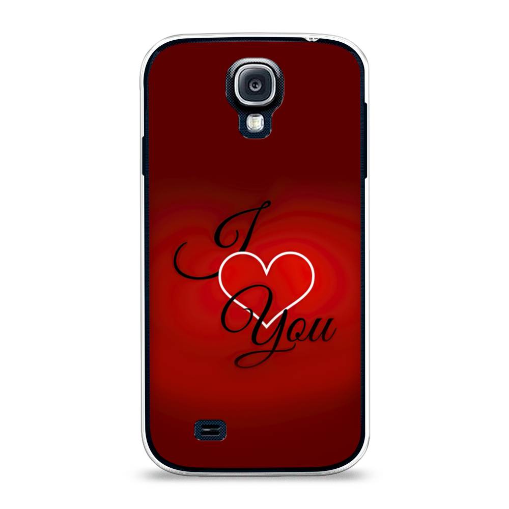

Чехол Awog на Samsung Galaxy S4 / Самсунг S4 "I love you 3", 23950-6